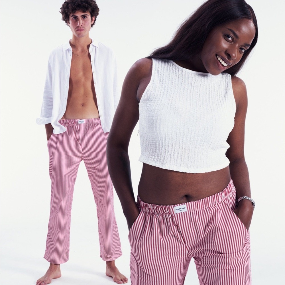 Speltham - Long Boxer - Red & White Stripe
